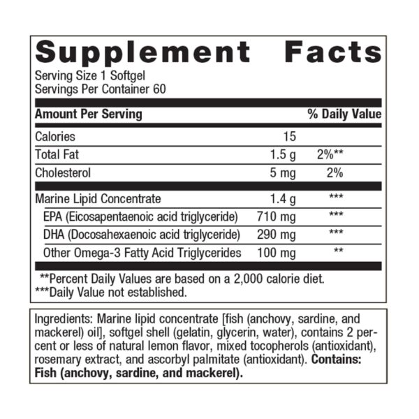 Frasco OmegaGenics EPA-DHA 10000