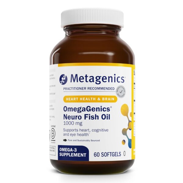 Cápsulas OmegaGenics Neuro 1000-750 mg