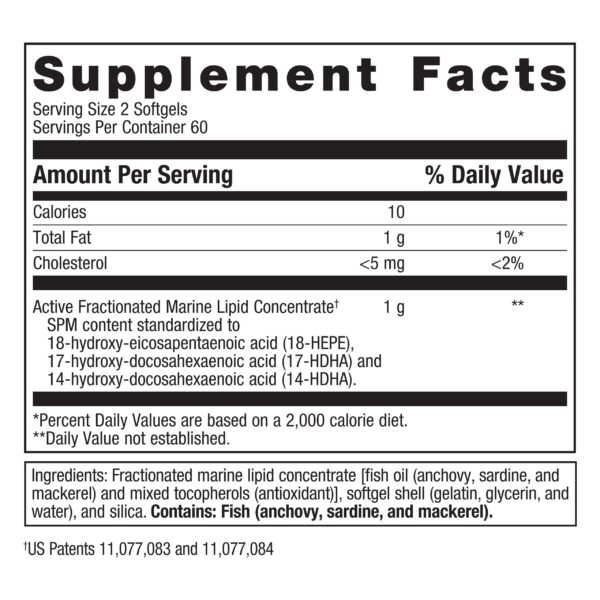 Version 1.0.0 Frasco de Metagenics SPM Active para alivio de molestias articulares