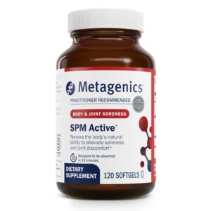 Metagenics SPM Active envase de cápsulas blandas para articulaciones
