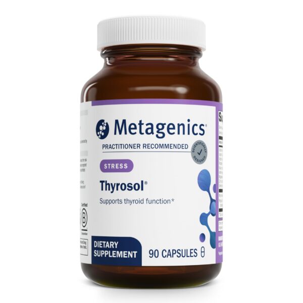 Frasco de Thyrosol y D3 en el kit