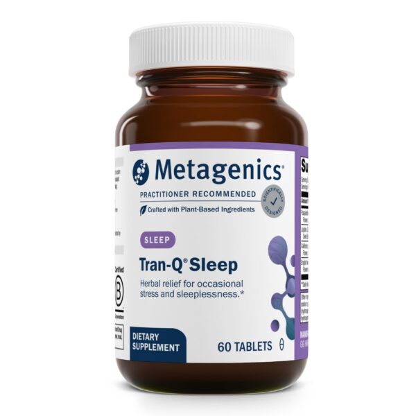 Metagenics Tran-Q Sleep 60 tabletas apoyo al sueño sin melatonina