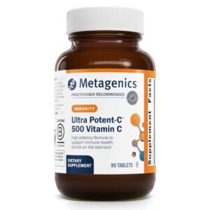 Metagenics Ultra Potent-C 500 vitaminas C tabletas paquete de 90