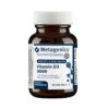 Metagenics Vitamina D3 5000 UI Softgels frasco frontal
