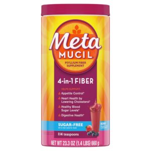 Metamucil fibra psyllium suplemento polvo sabor berry