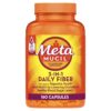 Metamucil suplemento fibra 3 en 1 salud digestiva envase