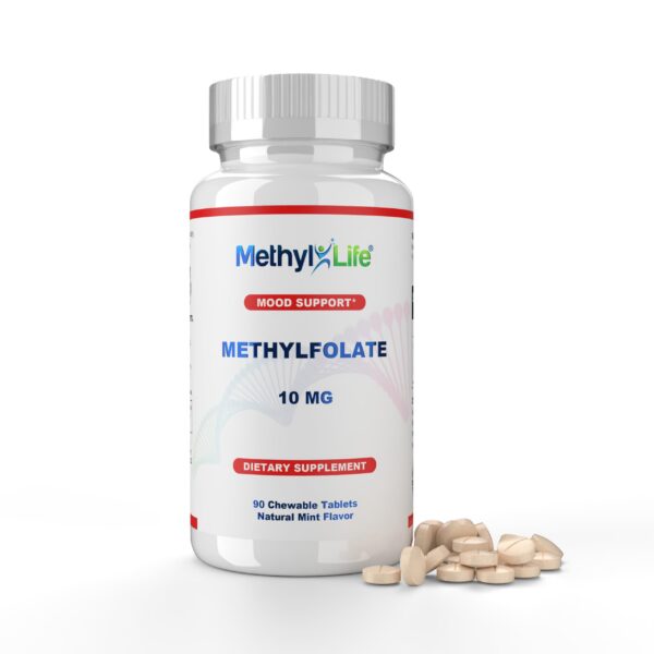 Tabletas masticables L-Methylfolate 10 mg