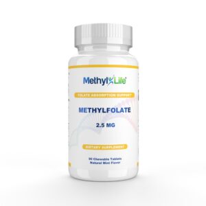 Version 1.0.0 Frente de la etiqueta Methyl-Life L-Methylfolate