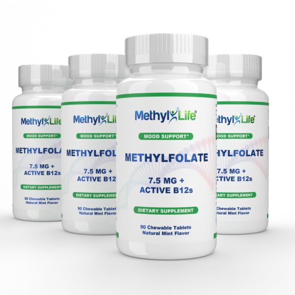 Version 1.0.0 Envase de Methyl-Life L-Metilfolato en estante