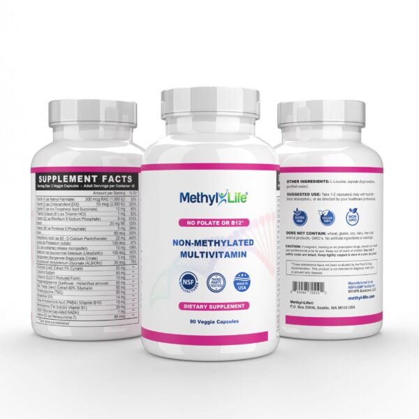 Version 1.0.0 Etiqueta detallada de Cerebrofolate y fórmula no metilada