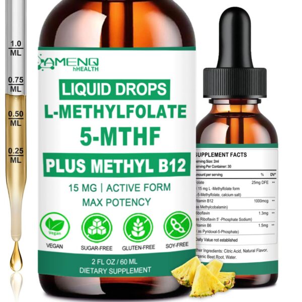 Gotas de L-Methylfolate 5-MTHF frasco