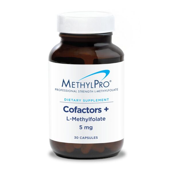 MethylPro L-Methylfolate frasco y etiqueta