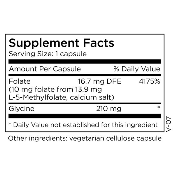 Etiqueta del producto MethylPro