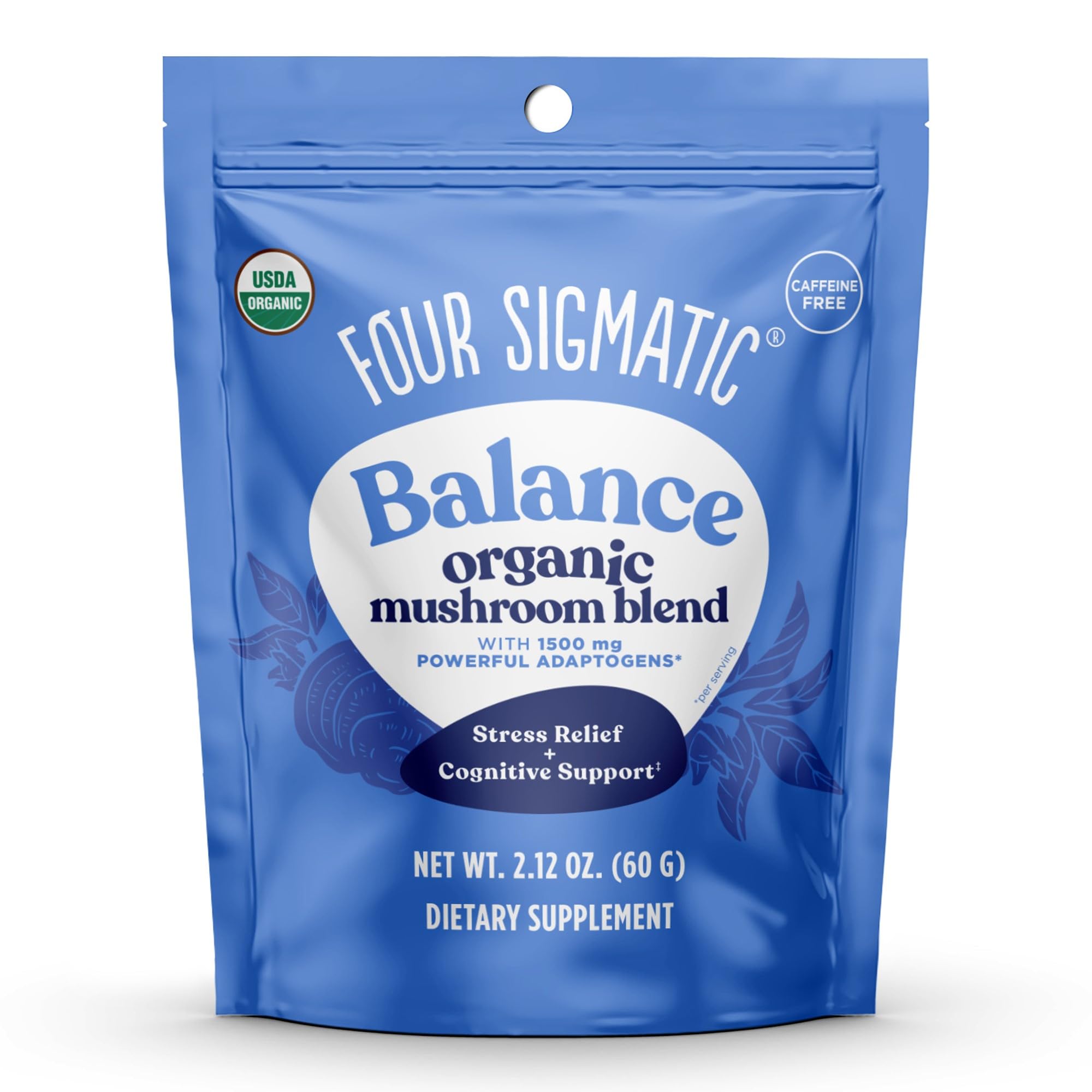 Four Sigmatic Mezcla Adaptógena con Ashwagandha y Hongos, equilibrio y ...