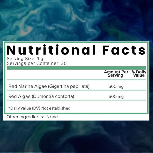 Mezcla de algas rojas: Dumontiacea y Gigartina