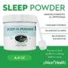 Mezcla para beber Maxi Health Sleep-O-Powder fácil preparar