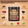 Mezcla de café arábica y hongos medicinales para productividad diaria