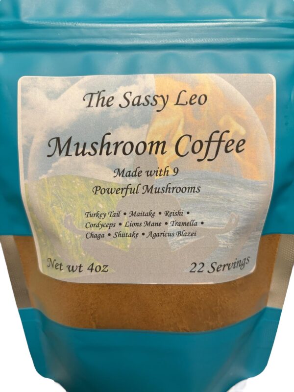 Mezcla de café de hongos para energía y apoyo