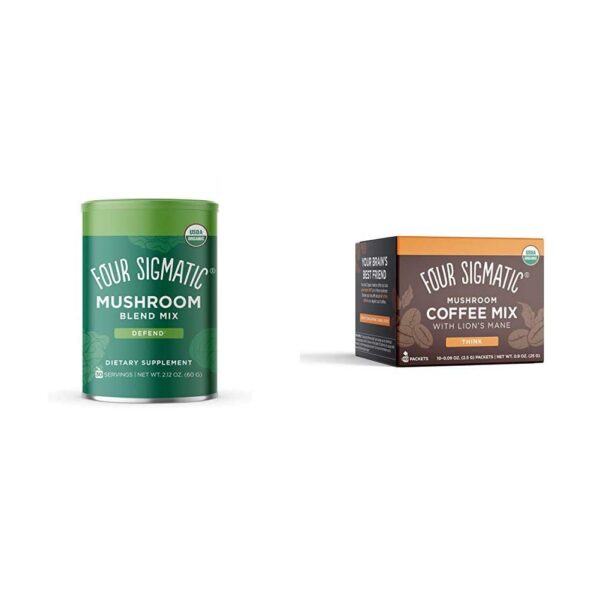 Mezcla de hongos Defend Mix y café instantáneo Four Sigmatic