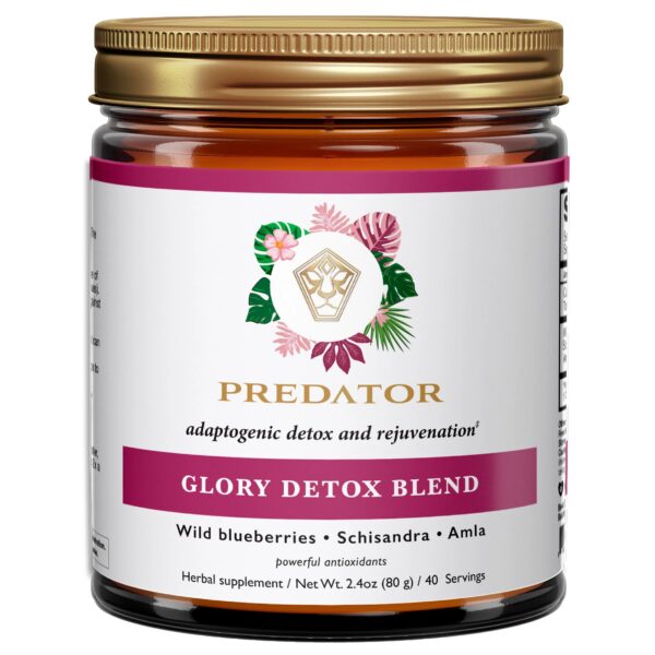 Mezcla detox The Predators Glory con bayas adaptógenas naturales