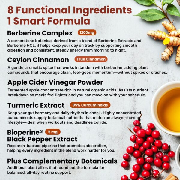 Mezcla de extractos naturales de canela y cúrcuma