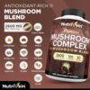 Version 1.0.0 Mezcla de hongos adaptogénicos Nutrivein para concentracion y calma