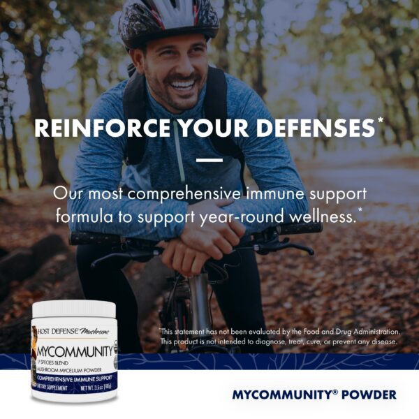 Mezcla de hongos medicinales en polvo Host Defense MyCommunity