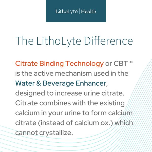 Mezcla LithoLyte para bebidas con citrato y electrolitos