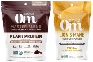 Mezcla maestra de proteína en polvo OM MUSHROOM SUPERFOOD