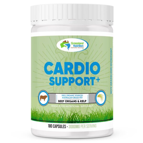 Version 1.0.0 Frasco de mezcla de órganos de res GRASSLAND para apoyo cardíaco