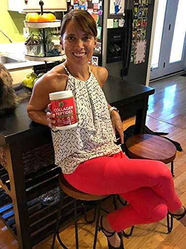 Batido mezclando polvo de colágeno Skinny Jane