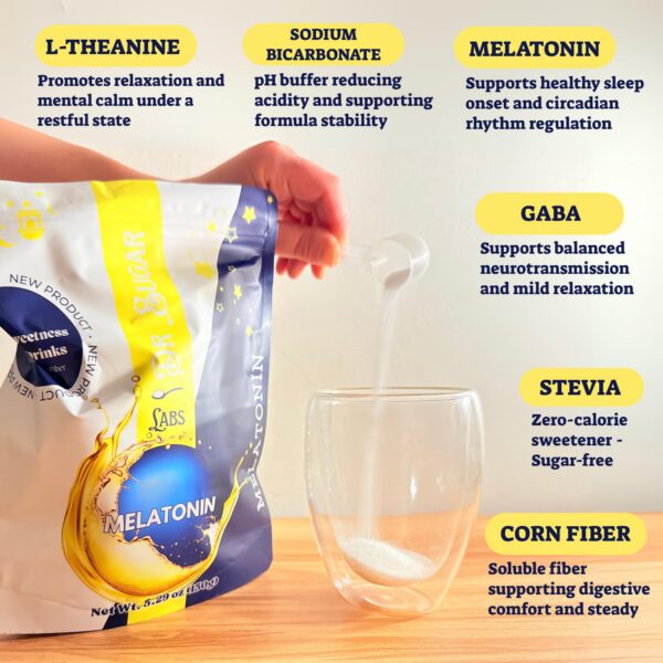 Mezcla polvo Dr Sugar Labs para bebidas y batidos relajantes