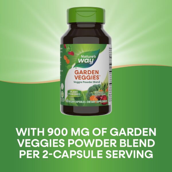 mezcla polvo vegetales nature's way garden veggies
