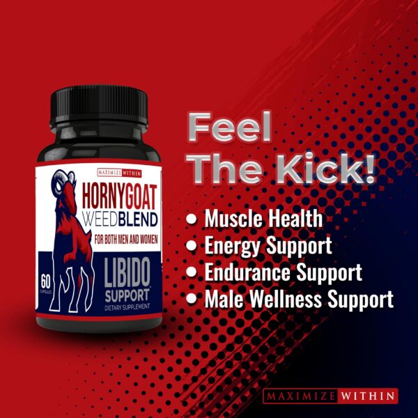 Mezcla premium para energía y libido en cápsulas vegetales