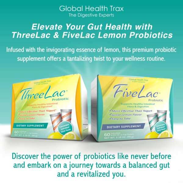 Mezcla probiótica FiveLac + Threelac con cinco cepas superiores