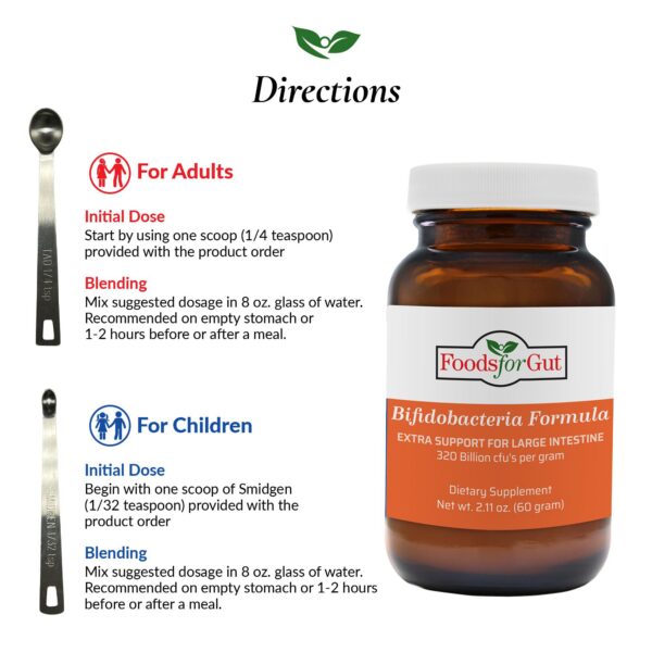 Version 1.0.0 Mezcla probiótica Foods For Gut para apoyo inmunológico y digestivo