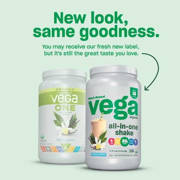 Mezcla proteína vegana Vega con ingredientes naturales