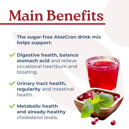 Mezcla sin azúcar NatureCity AloeCran 30 porciones