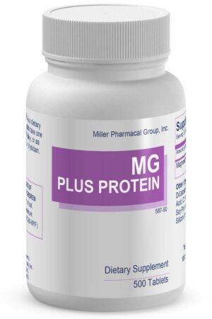 Mg Plus Protein magnesio blanco botella