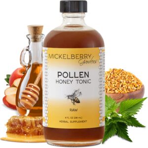 Mickelberry Gardens tónico miel con polen soporte respiratorio natural
