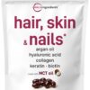 Frasco de Micro Ingredients 22-en-1 Hair Skin Nails cápsulas blandas