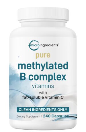 Version 1.0.0 Botella de Micro Ingredients Pure Methylated B Complex 240 cápsulas