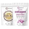 Vista frontal del pack Micro Ingredients colageno 2 lb