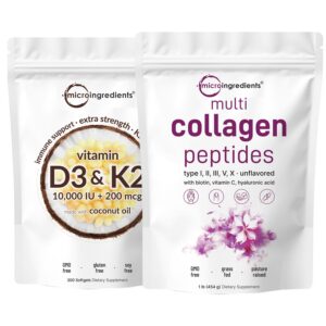 Frasco Micro Ingredients D3 K2