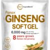 Micro Ingredients ginseng panax rojo 300 softgels alta potencia