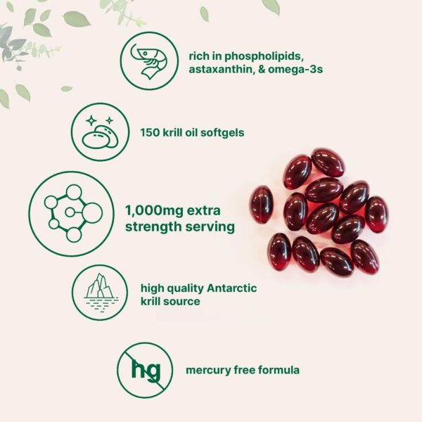 Astaxantina y fosfolipidos en etiqueta