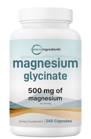 Version 1.0.0 Frente del envase Magnesium Glycinate 500 mg