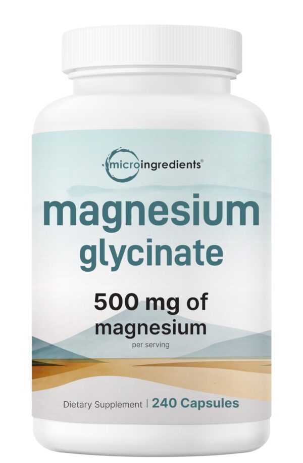 Version 1.0.0 Frente del envase Magnesium Glycinate 500 mg