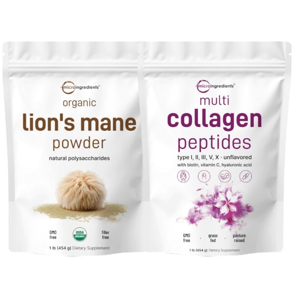 Version 1.0.0 Micro Ingredients Multi Collagen y Lions Mane - frontal