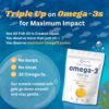 Caracteristicas del producto Omega-3 en envase